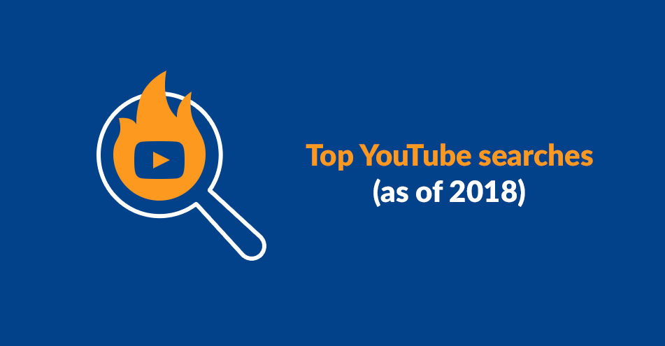 Principales recherches sur YouTube (à partir de 2018)