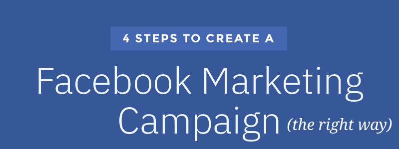 4 étapes pour créer une campagne de marketing Facebook [Infographic]