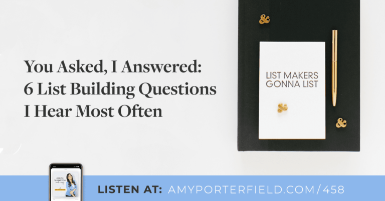 #458 : Vous avez demandé, j’ai répondu : 6 questions de construction de liste que j’entends le plus souvent