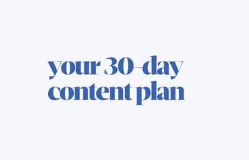 Un plan de contenu de 30 jours pour transformer complètement votre marketing en ligne [Infographic]