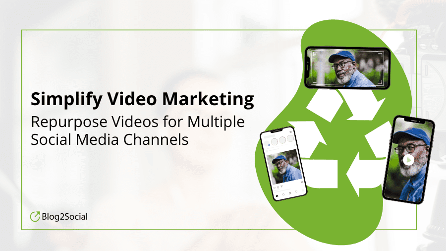 Recycler le contenu vidéo pour plusieurs canaux de médias sociaux