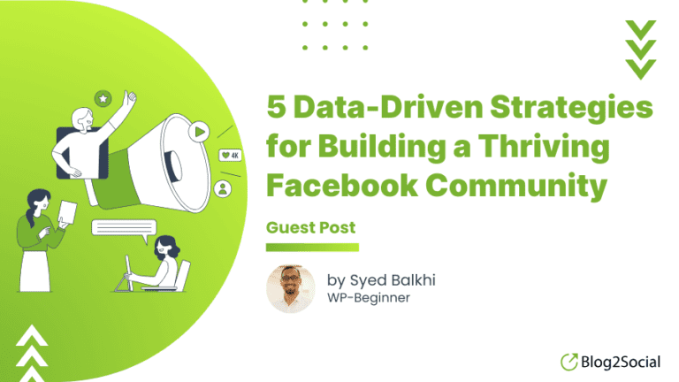 5 stratégies basées sur les données pour créer une communauté Facebook