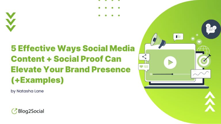 Boostez la croissance de votre marque avec du contenu sur les réseaux sociaux et des stratégies de preuve sociale