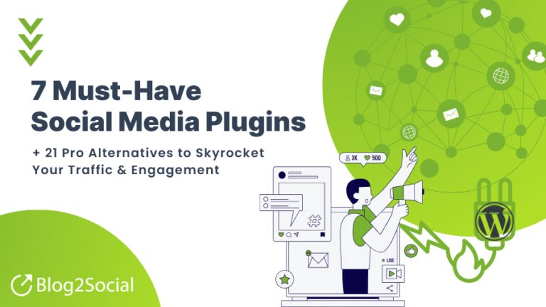 Meilleurs plugins de médias sociaux pour les blogs et sites Web WordPress